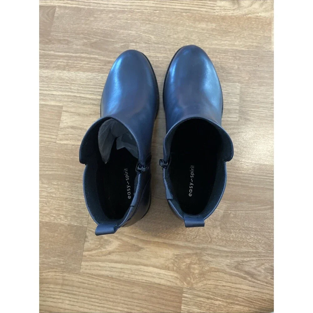 New Easy Spirit Womens Lorand Bootie Navy Size 10M NIB - Picture 11 of 16